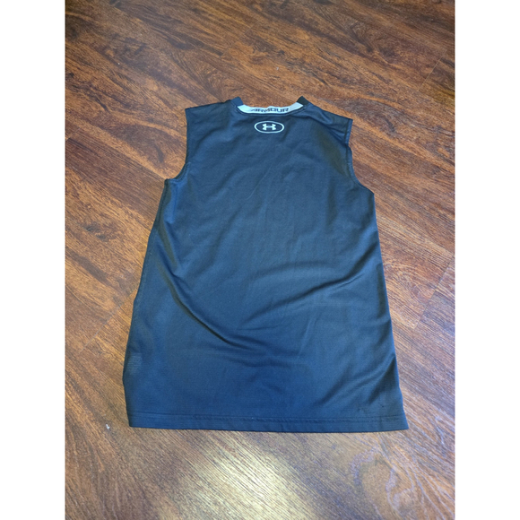 Under Armour Black Sleeveless shirt size Youth Large - Picture 3 of 3